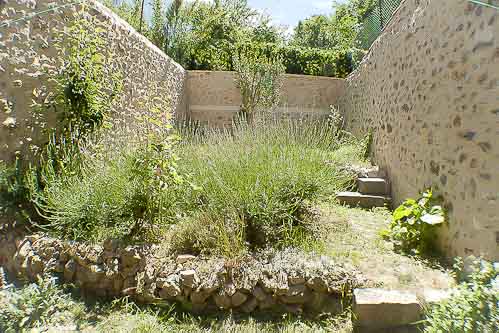 Gite les 4 chemins à Rians en Provence: le jardin et ses lavandes